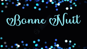 bonne nuit paillettes